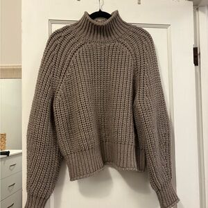 H&M Chunky Knit Brown Sweater